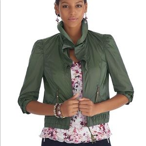WHBM Cropped Bomber Jacket